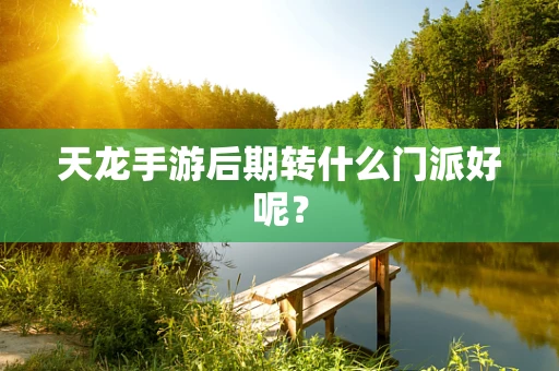 天龙手游后期转什么门派好呢？