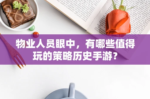 物业人员眼中，有哪些值得玩的策略历史手游？