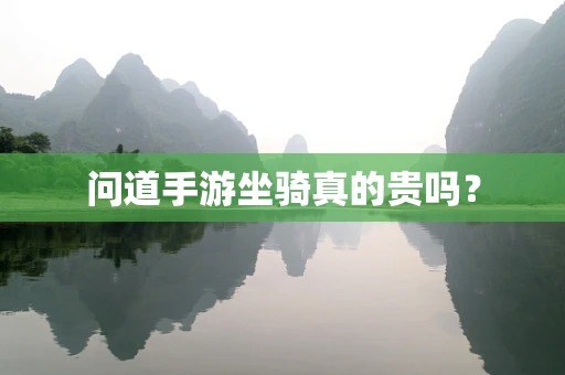 问道手游坐骑真的贵吗？