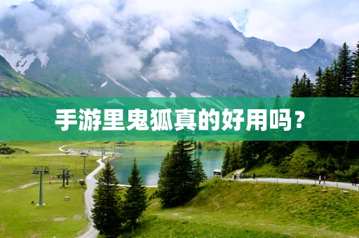 手游里鬼狐真的好用吗？