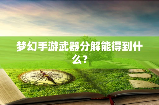 梦幻手游武器分解能得到什么？