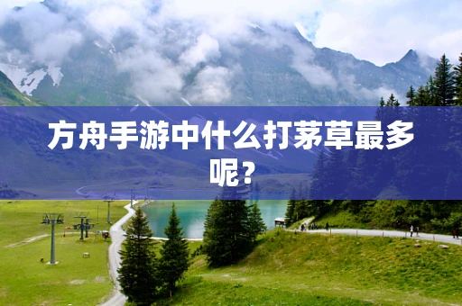 方舟手游中什么打茅草最多呢？