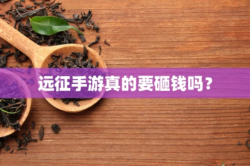 远征手游真的要砸钱吗？