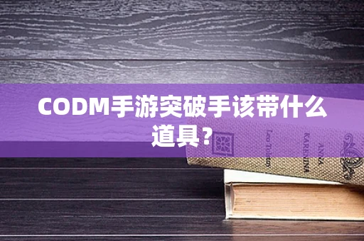 CODM手游突破手该带什么道具？