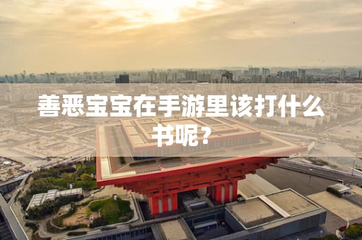 善恶宝宝在手游里该打什么书呢？