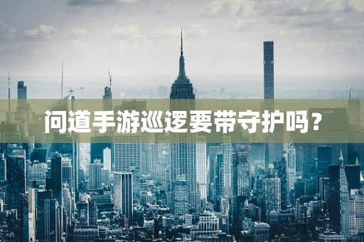问道手游巡逻要带守护吗？