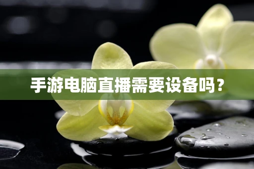 手游电脑直播需要设备吗？