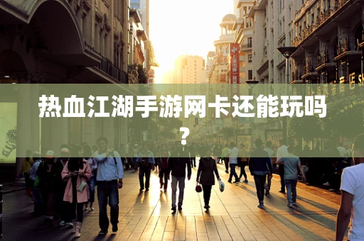 热血江湖手游网卡还能玩吗？