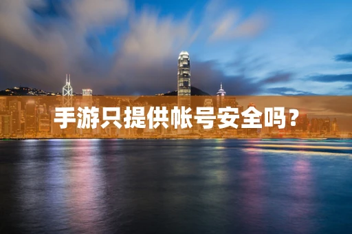 手游只提供帐号安全吗？