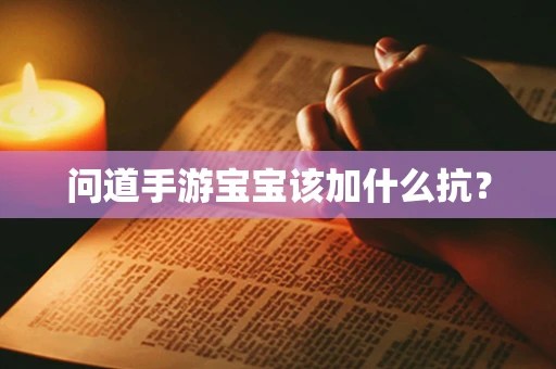 问道手游宝宝该加什么抗？