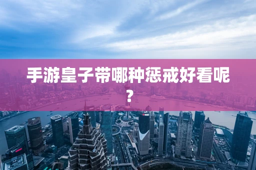 手游皇子带哪种惩戒好看呢？