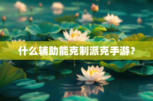 什么辅助能克制派克手游？