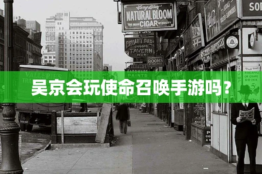 吴京会玩使命召唤手游吗？