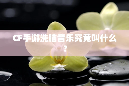 CF手游洗脑音乐究竟叫什么？