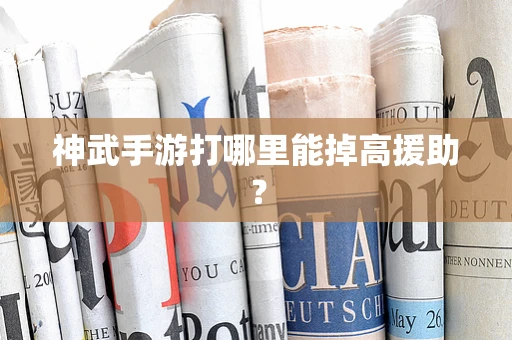 神武手游打哪里能掉高援助？