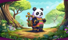奥拉星手游熊猫该带什么？